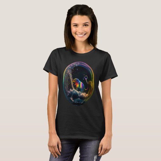 Elephant in soap bubble Elephants T-shirt (Voorkant volledig)