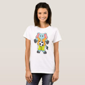 Elephant in Soccer Sports T-shirt (Voorkant volledig)