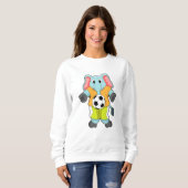 Elephant in Soccer Sports Trui (Voorkant volledig)