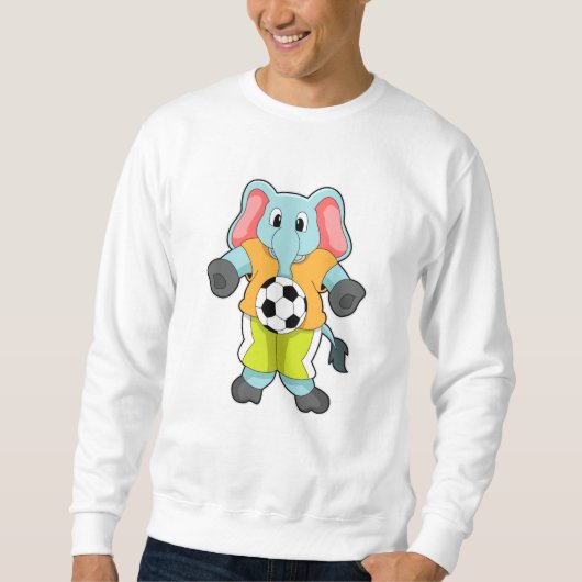 Elephant in Soccer Sports Trui (Voorkant)