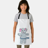 Elephant in Sports with Fitness tires Schort (Insitu)