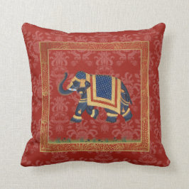Elephant india's schattige goudvogel Pillow Kussen