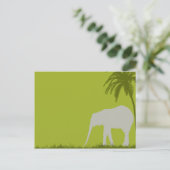Elephant Invitation Briefkaart (Staand voorkant)