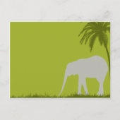 Elephant Invitation Briefkaart (Voorkant)