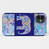 Elephant iPhone 5 Hoesje Kaleidoscope (Achterkant (horizontaal))