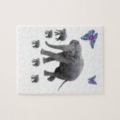 Elephant Jigzaag Puzzle Legpuzzel (Horizontaal)