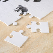 Elephant Jigzaag Puzzle Legpuzzel (Zijkant)
