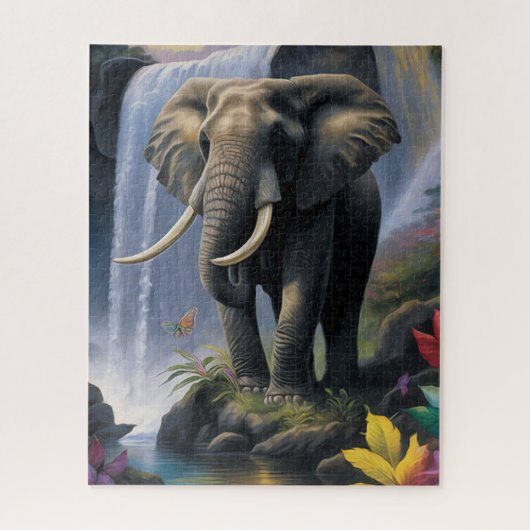 Elephant Jigzaag Puzzle Legpuzzel (Verticaal)