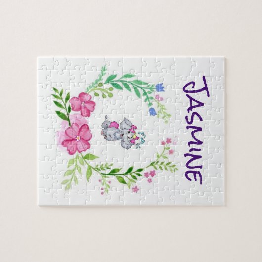 Elephant Jigzaag Puzzle Legpuzzel (Horizontaal)