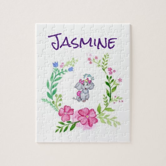 Elephant Jigzaag Puzzle Legpuzzel (Verticaal)