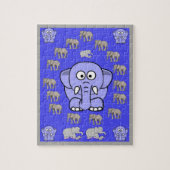 Elephant Jigzaag Puzzle Legpuzzel (Verticaal)