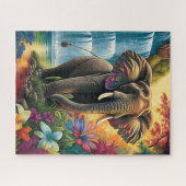 Elephant Jigzaag Puzzle Legpuzzel (Horizontaal)