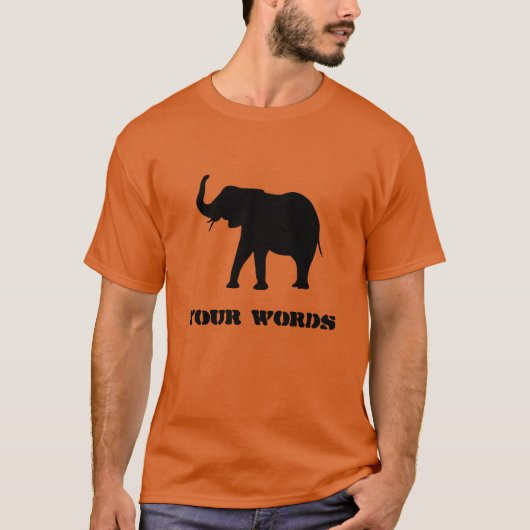 Elephant, Jouw woorden, en de Berberman.. T-shirt (Voorkant)