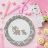 Elephant Joy Paper Borden Papieren Bordje (Feest)