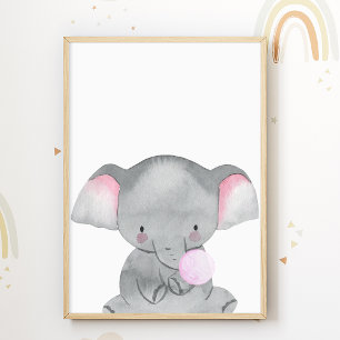 Elephant Kauwgum Poster Snoep Kinder Zaal Afdrukke