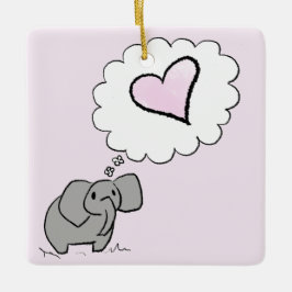 Elephant Keramisch Ornament