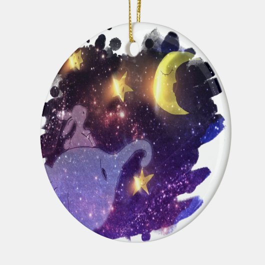 Elephant Keramisch Ornament (Links)