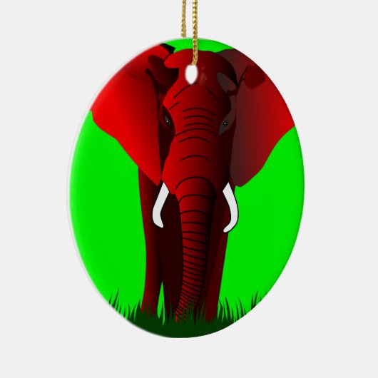 Elephant Keramisch Ornament (Rechts)