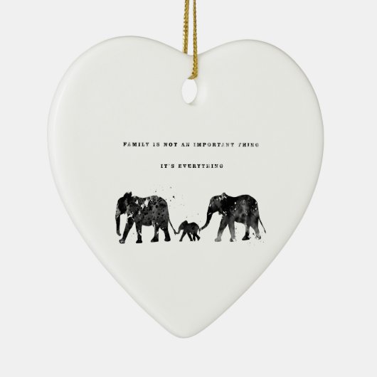 Elephant Keramisch Ornament (Rechts)