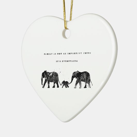 Elephant Keramisch Ornament (Links)