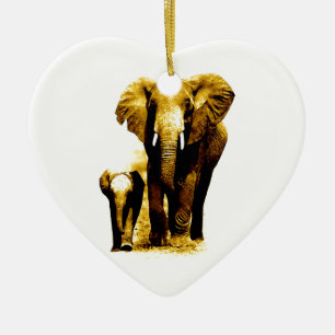 Elephant Keramisch Ornament