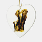Elephant Keramisch Ornament (Links)