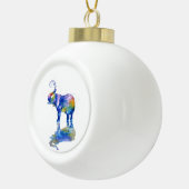 Elephant Keramische Bal Ornament (Rechts)