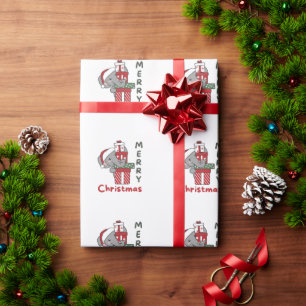 Elephant kerstcadeau Winter Animals Elephant Cadeaupapier