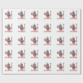 Elephant kerstcadeau Winter Animals Elephant Cadeaupapier (Vlak)