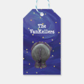 Elephant-kerstcadeautags Cadeaulabel (Achterkant)