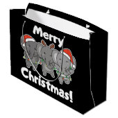 Elephant kerstdieren Elephants Merry Large G Groot Cadeauzakje (Achterkant Gekanteld)