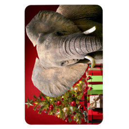 Elephant kerstgroet magneet