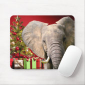 Elephant kerstgroet muismat (Met muis)