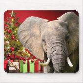 Elephant kerstgroet muismat (Voorkant)