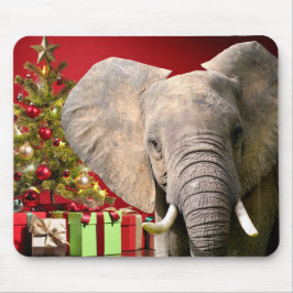 Elephant kerstgroet muismat
