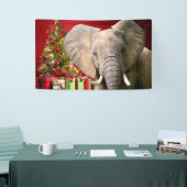 Elephant kerstgroet spandoek (Beurs)