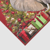 Elephant kerstgroet tissuepapier (Detail)