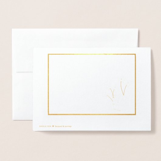 Elephant-kerstkaart Folie Kaarten (Met envelop)