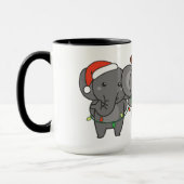 Elephant Kerstmis Animals Cute Mok (Links)