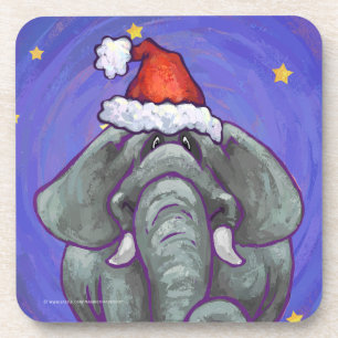 Elephant Kerstmis Bier Onderzetter