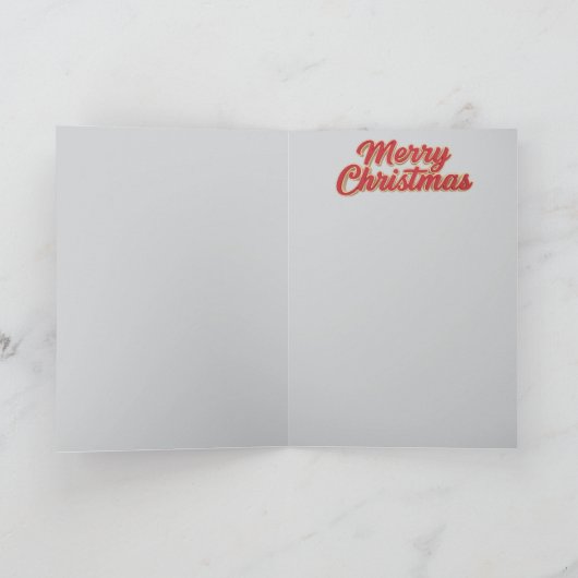 Elephant Kerstmis Kaart (Binnen)