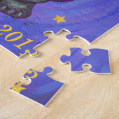 Elephant Kerstmis Legpuzzel (Zijkant)