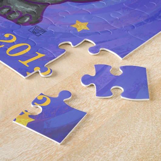 Elephant Kerstmis Legpuzzel (Zijkant)