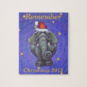Elephant Kerstmis Legpuzzel (Verticaal)
