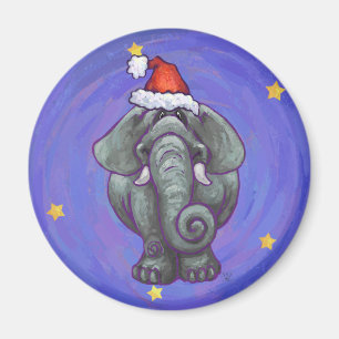 Elephant Kerstmis Magneet