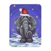 Elephant Kerstmis Magneet (Verticaal)