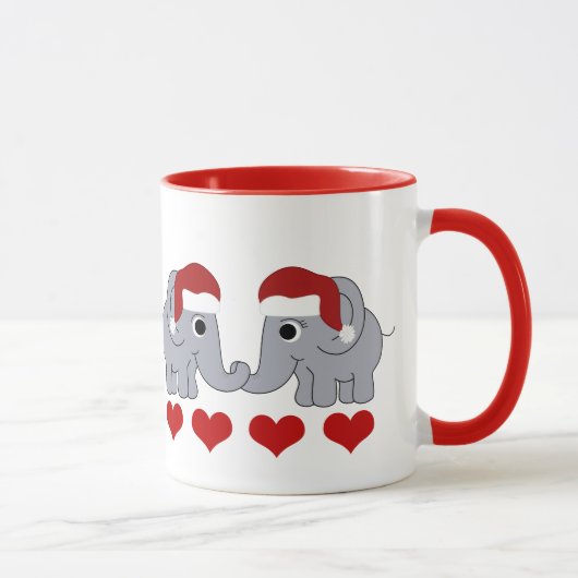 Elephant Kerstmis Mok (Rechts)