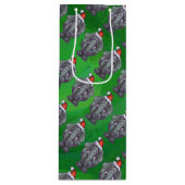 Elephant Kerstmis Wijn Cadeautas (Voorkant)