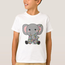 Elephant Kerstwinter Winter Animals Elephants T-shirt