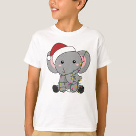Elephant Kerstwinter Winter Animals Elephants T-shirt